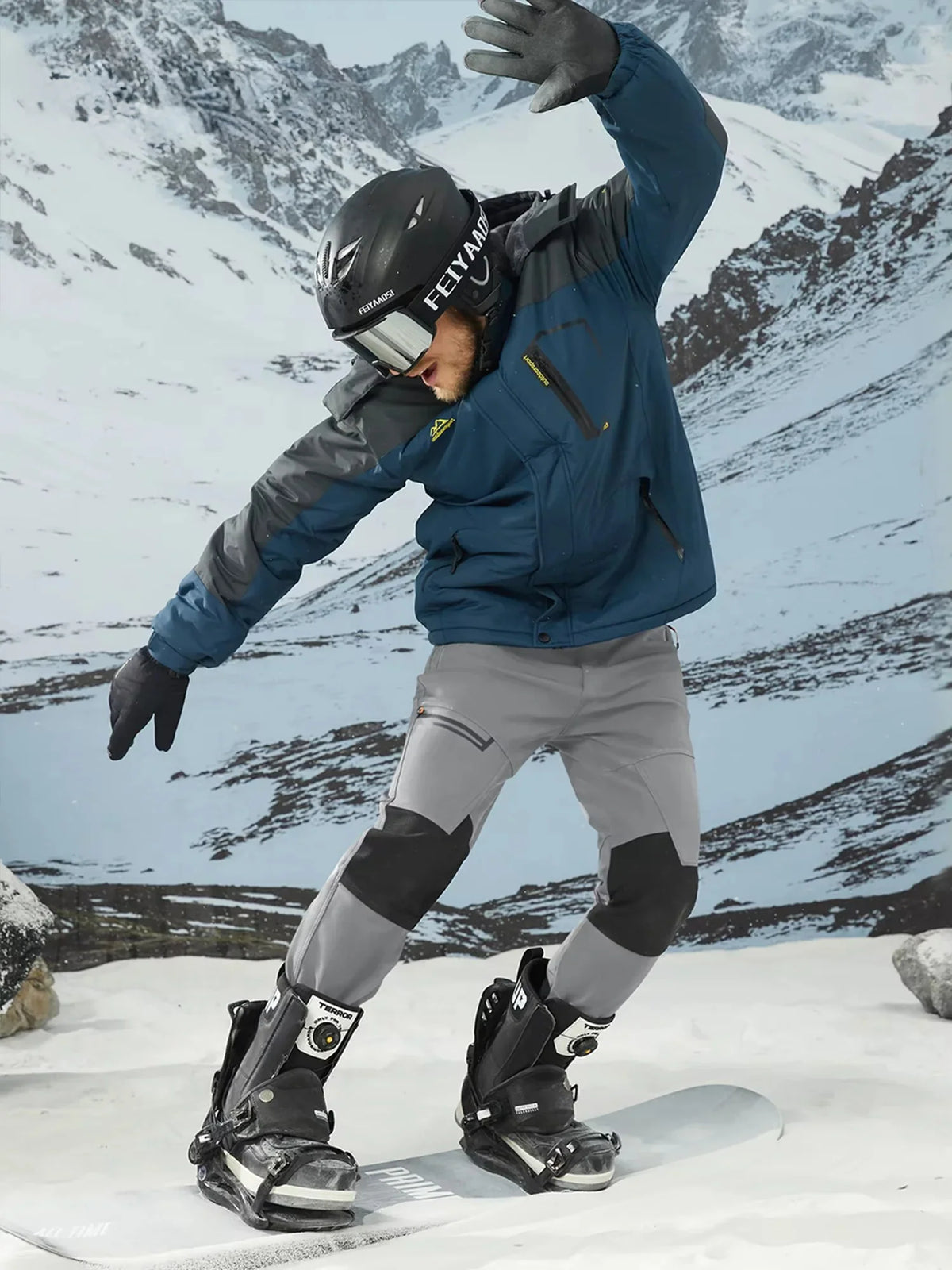 Pantalon softshell doublé polaire homme