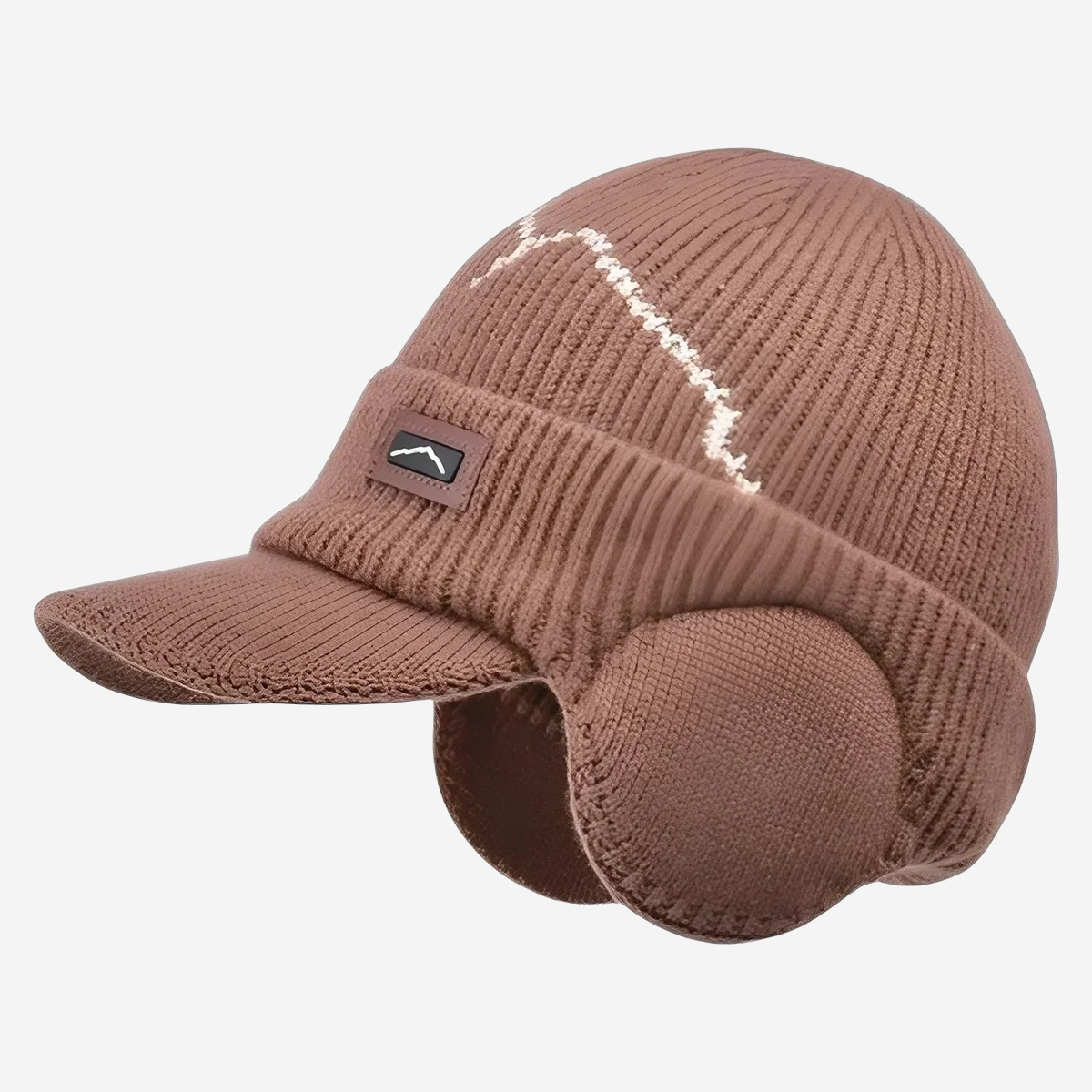 Bonnet homme à visière et cache-oreilles