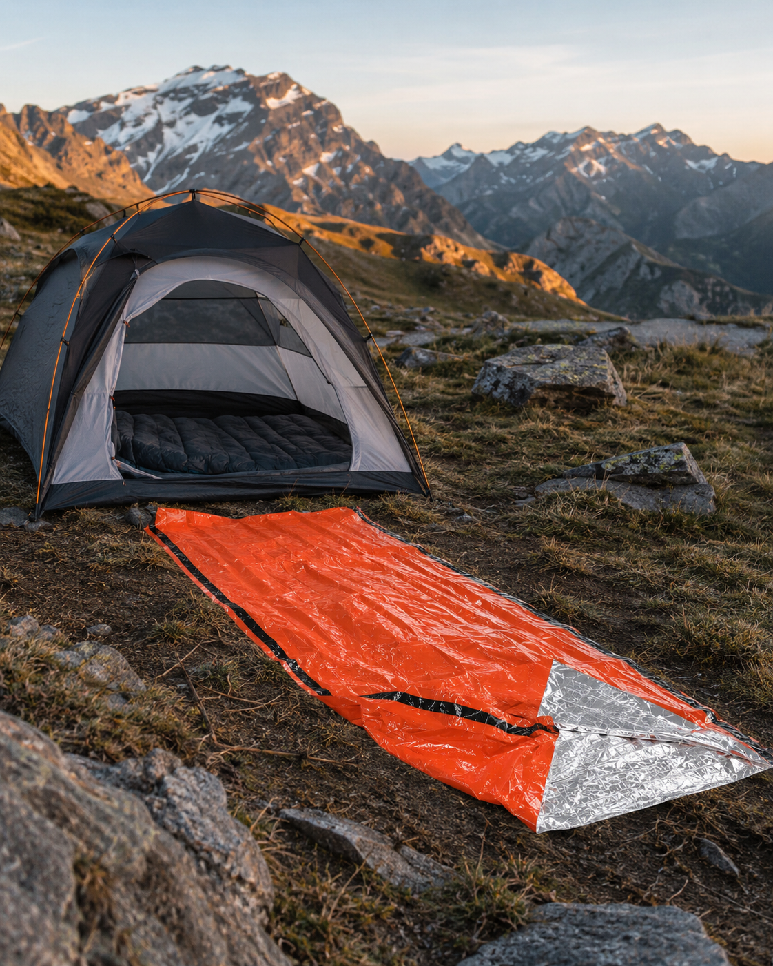 Sac de couchage de survie randonnée