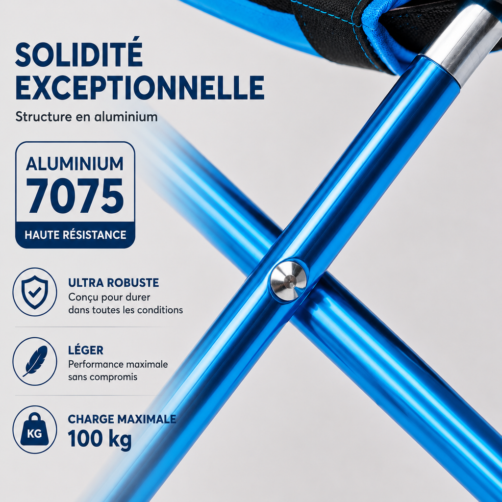 Tabouret randonnée pliant