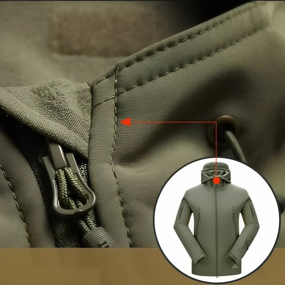 Veste randonnée homme à capuche