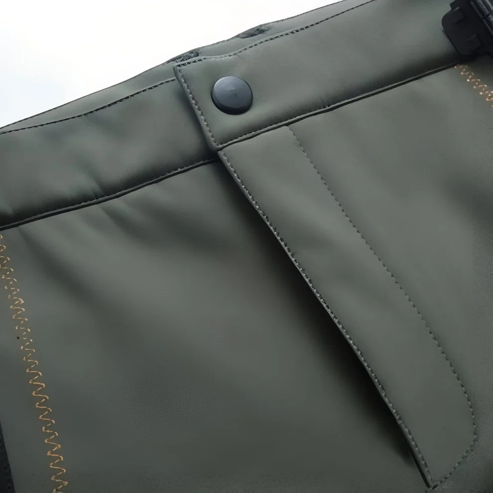 Pantalon softshell homme déperlant à genoux renforcés