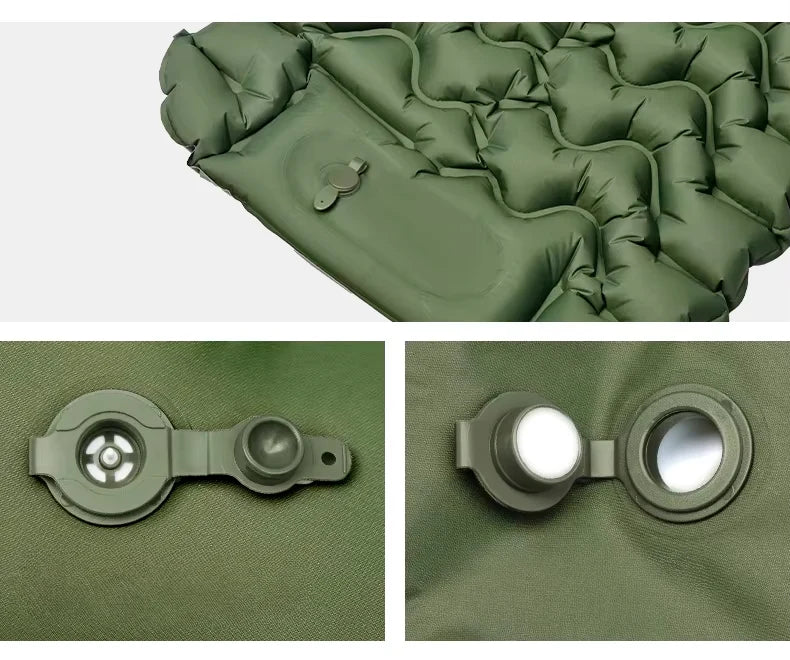 Matelas gonflable de randonnée à pompe intégrée