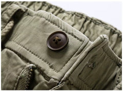 Short cargo homme multi-poches en coton