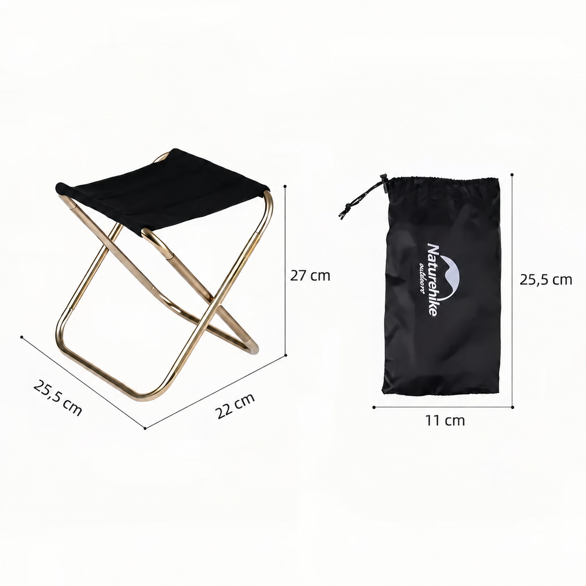 Tabouret randonnée pliant