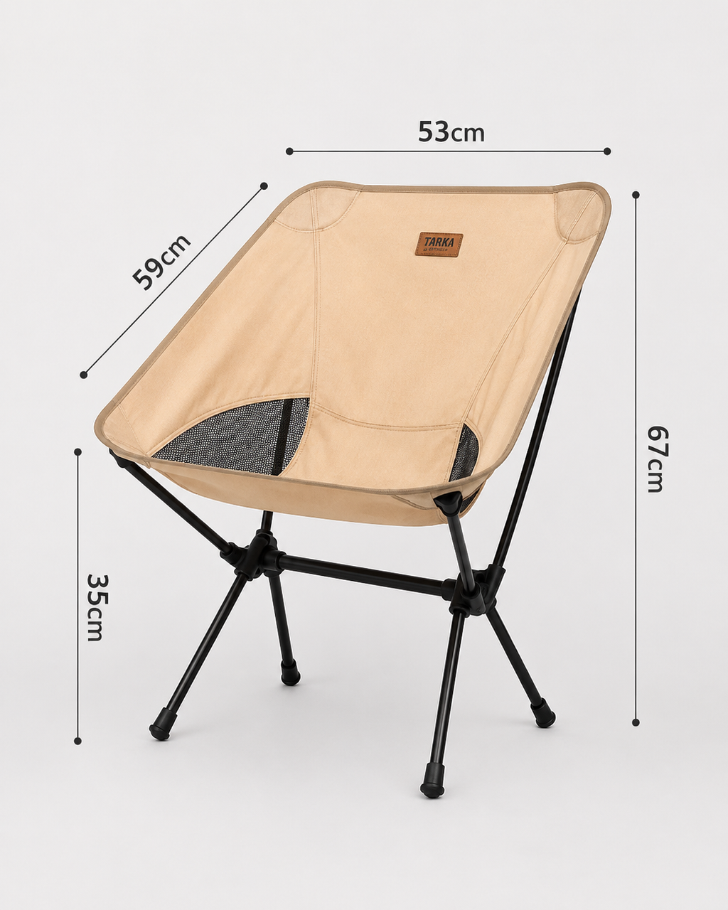 Chaises de camping pliables