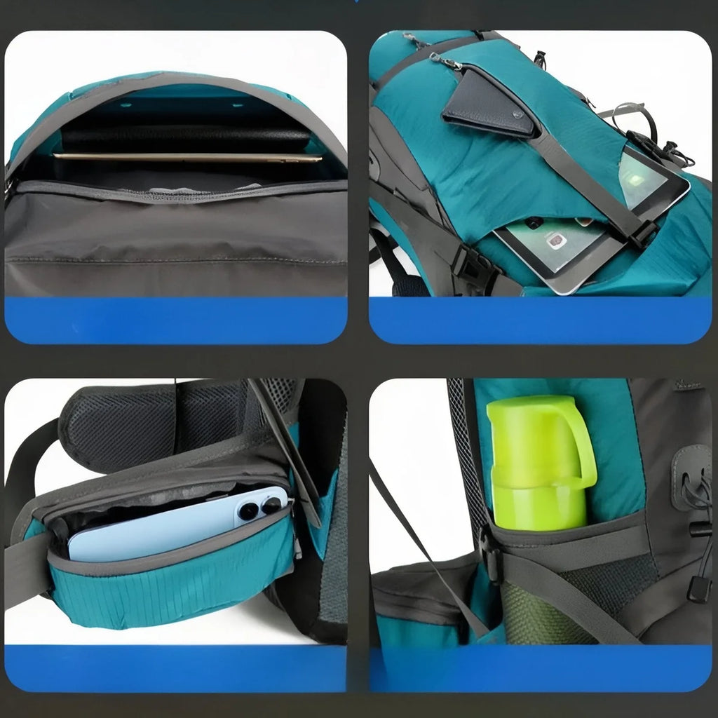 Sac à dos de randonnée 70 L avec housse de pluie