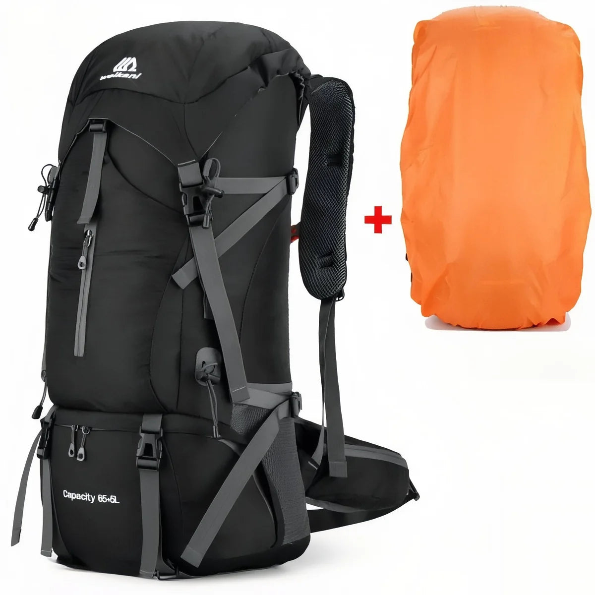 Sac à dos de randonnée 70 L avec housse de pluie