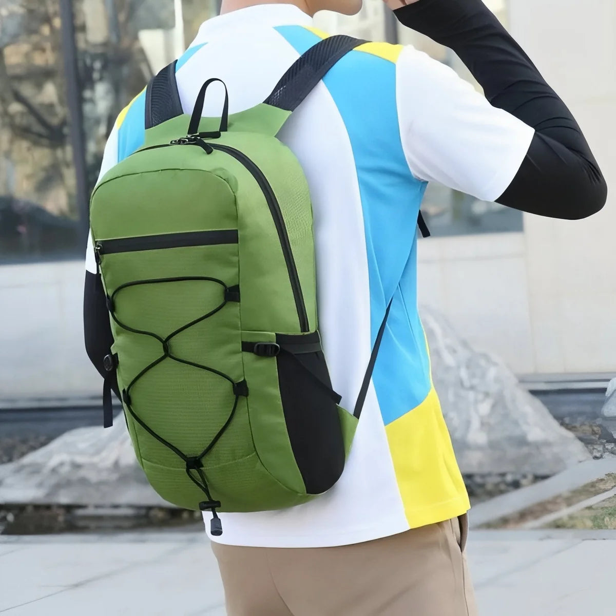Sac à dos pliable de randonnée 20 L en nylon
