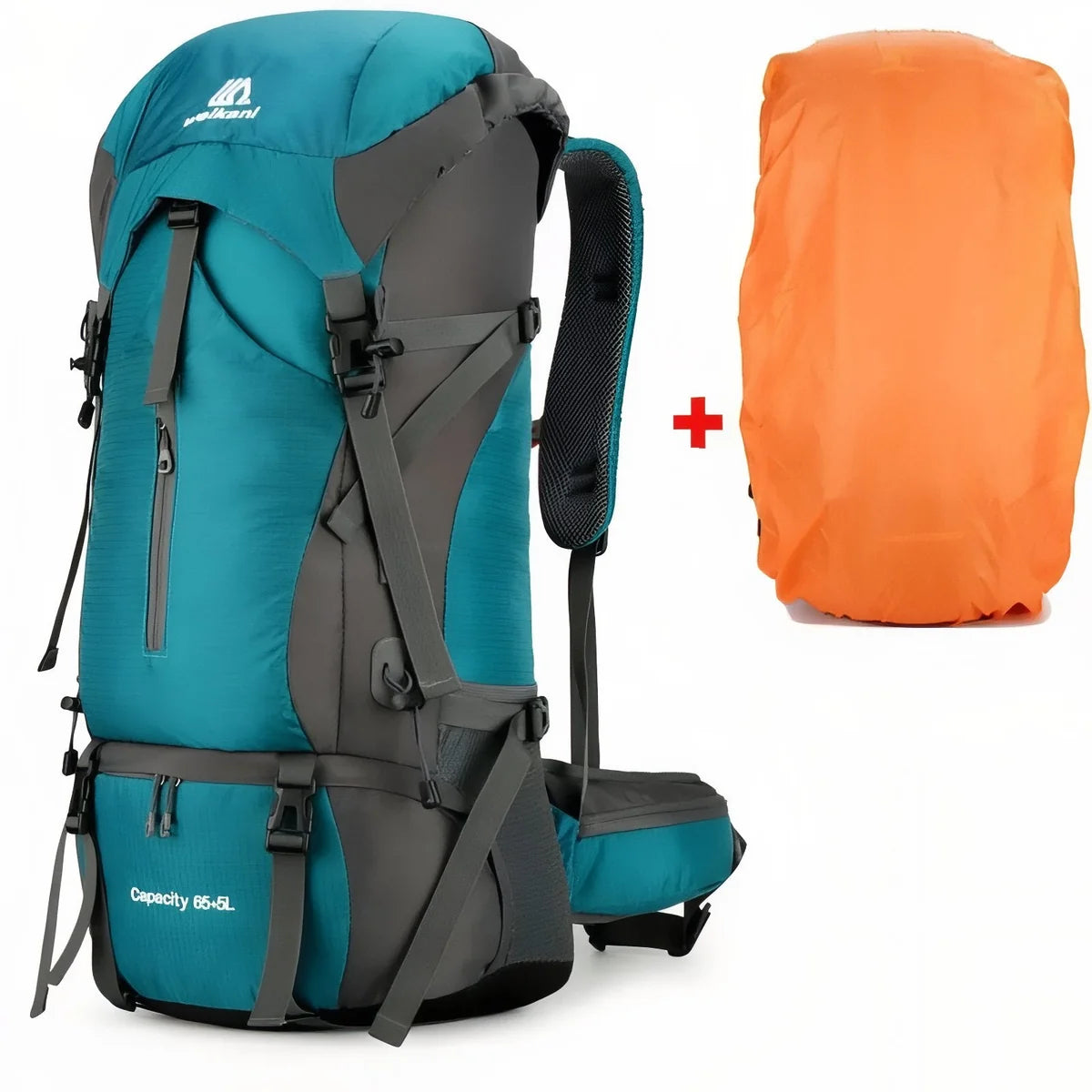 Sac à dos de randonnée 70 L avec housse de pluie