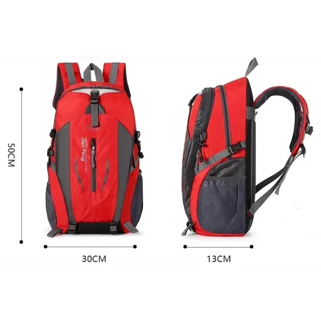 Sac à dos de randonnée en nylon avec housse de pluie