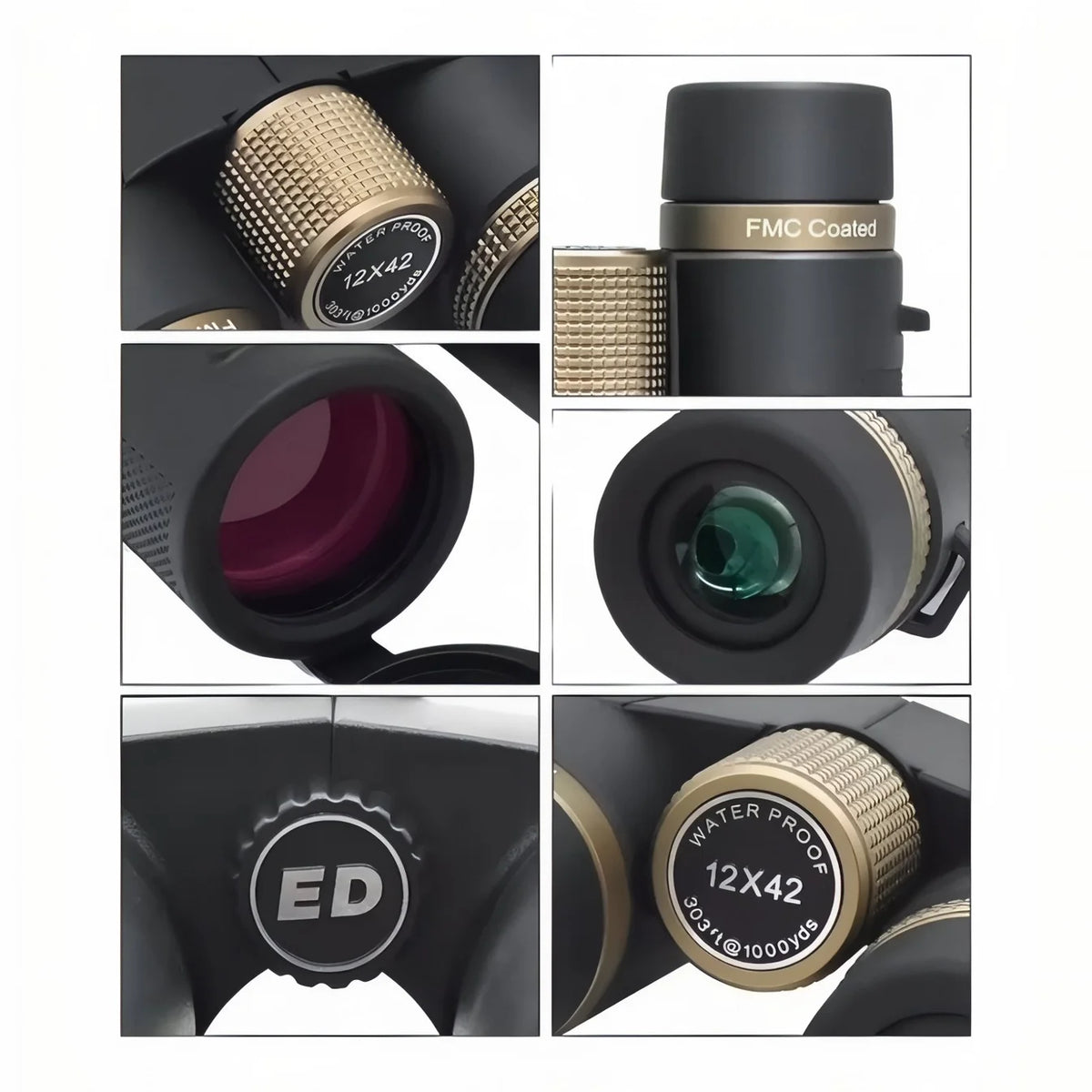 Jumelles professionnelles HD 12x42