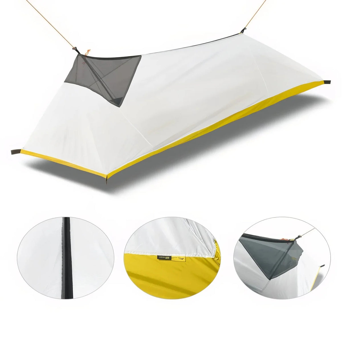 Tente de camping ultralégère 1 personne (230 g/260 g)
