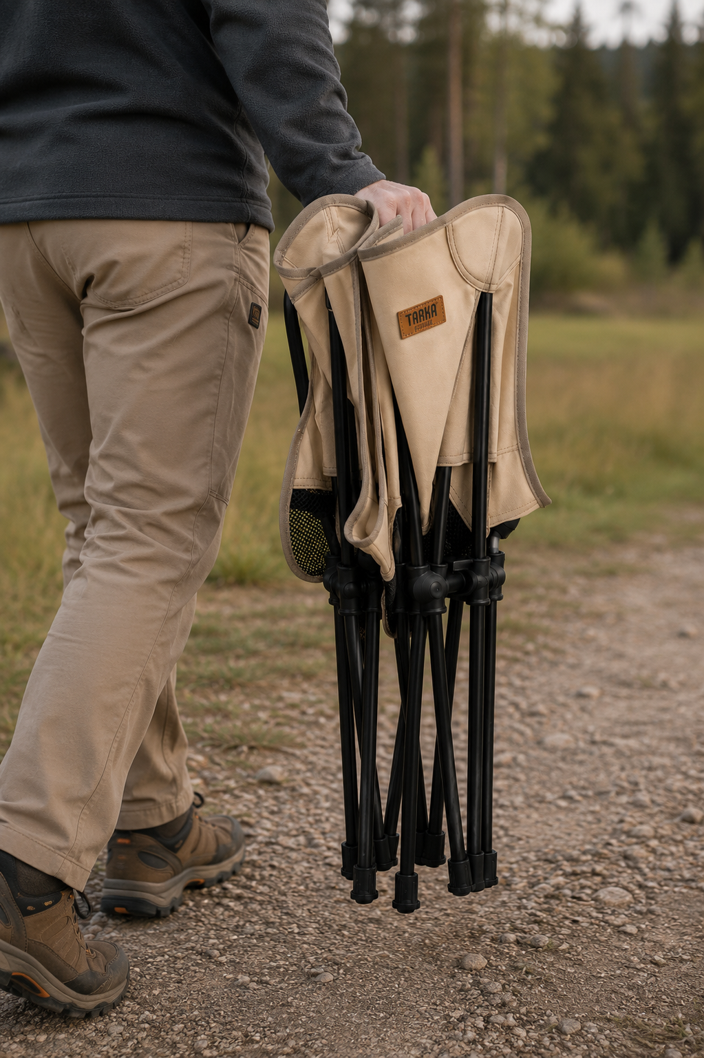 Chaises de camping pliables