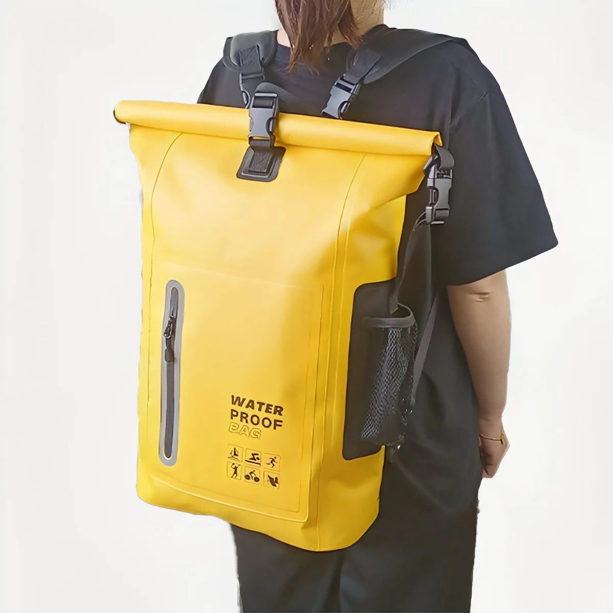 Sac à dos étanche 25 L en PVC 500D