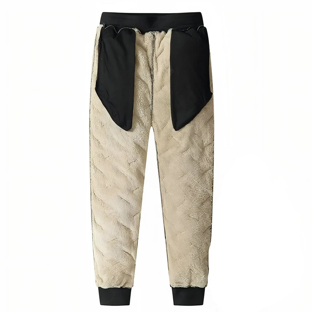 Pantalon polaire chaud homme