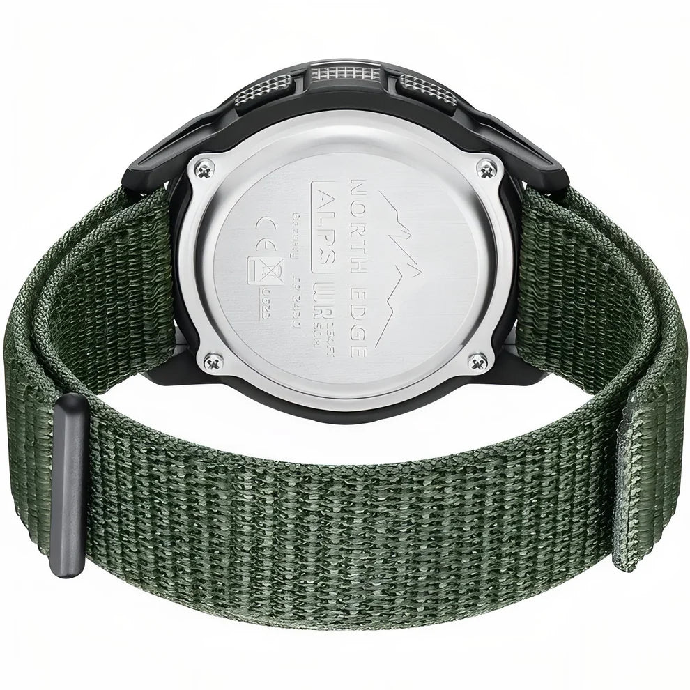 Montre digitale de randonnée en carbone