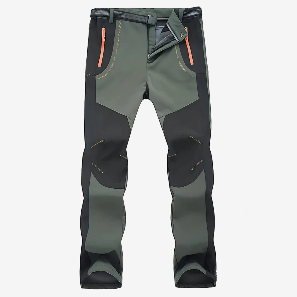 Pantalon softshell homme déperlant à genoux renforcés
