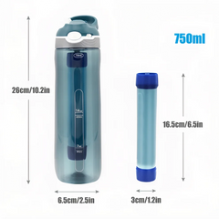 Gourde filtrante 750 ml