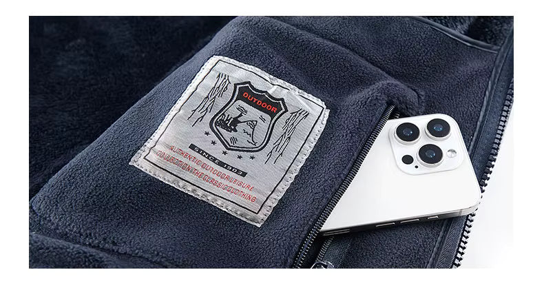 Veste polaire homme coupe-vent randonnée