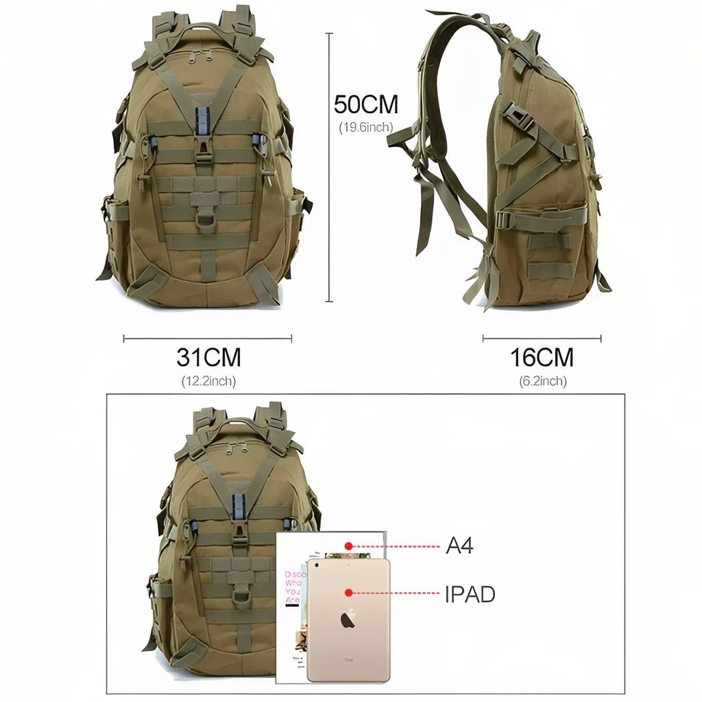 Sac à dos tactique de randonnée 40 L
