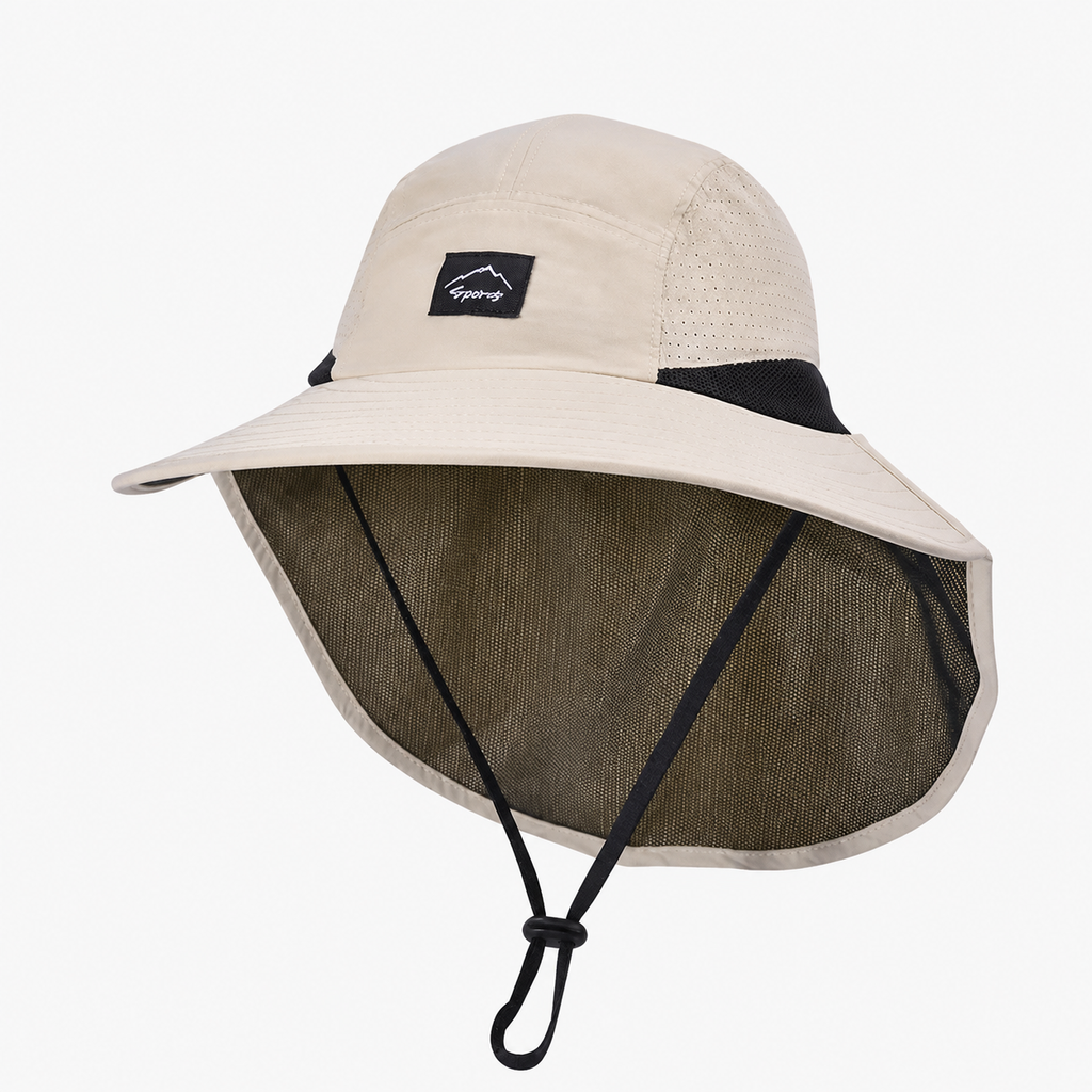 chapeau randonnée rabat de nuque