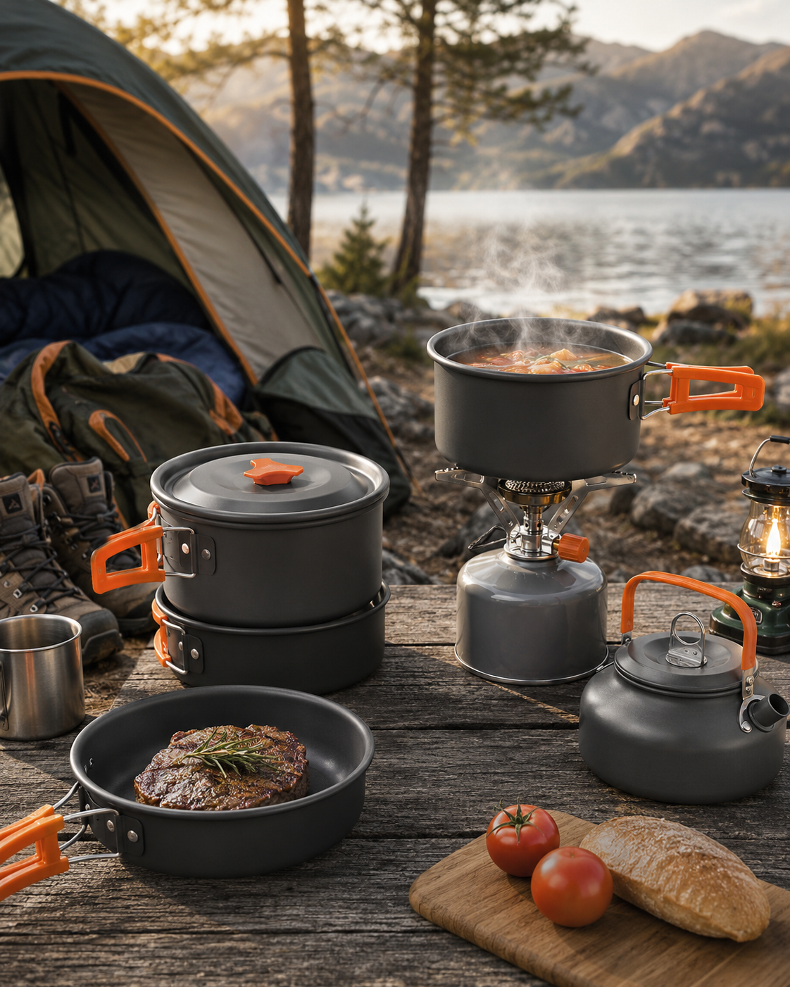 Kit de cuisine de camping