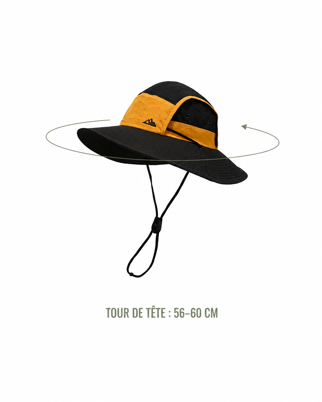 Chapeau de randonnée à large bord