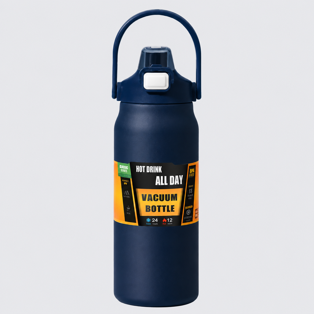 Gourde isotherme avec paille
