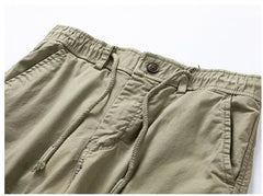 Short cargo homme multi-poches en coton