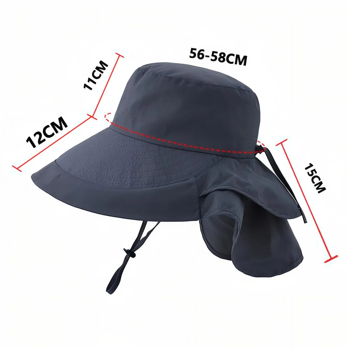 Chapeau randonnée cache soleil femme