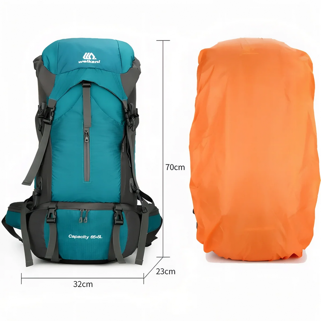 Sac à dos de randonnée 70 L avec housse de pluie