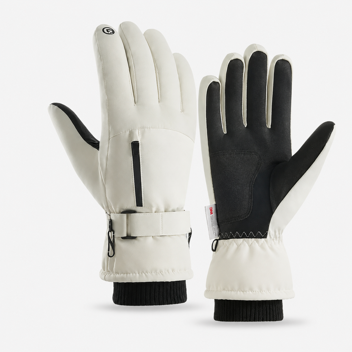 Gants de ski et randonnée tactiles unisexes