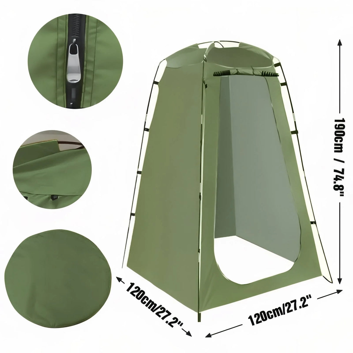 Tente de douche camping