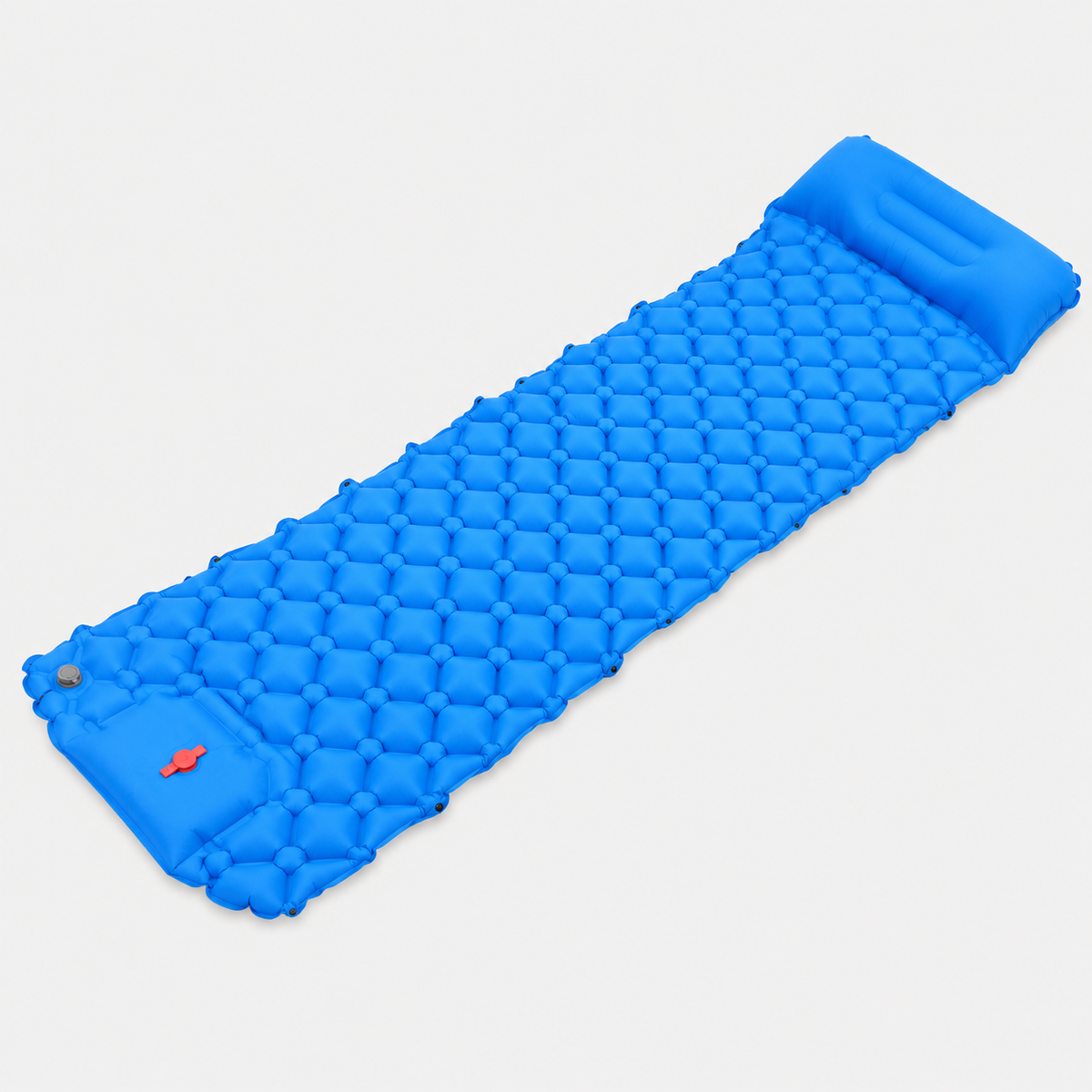Matelas gonflable 1 personne + coussin intégré