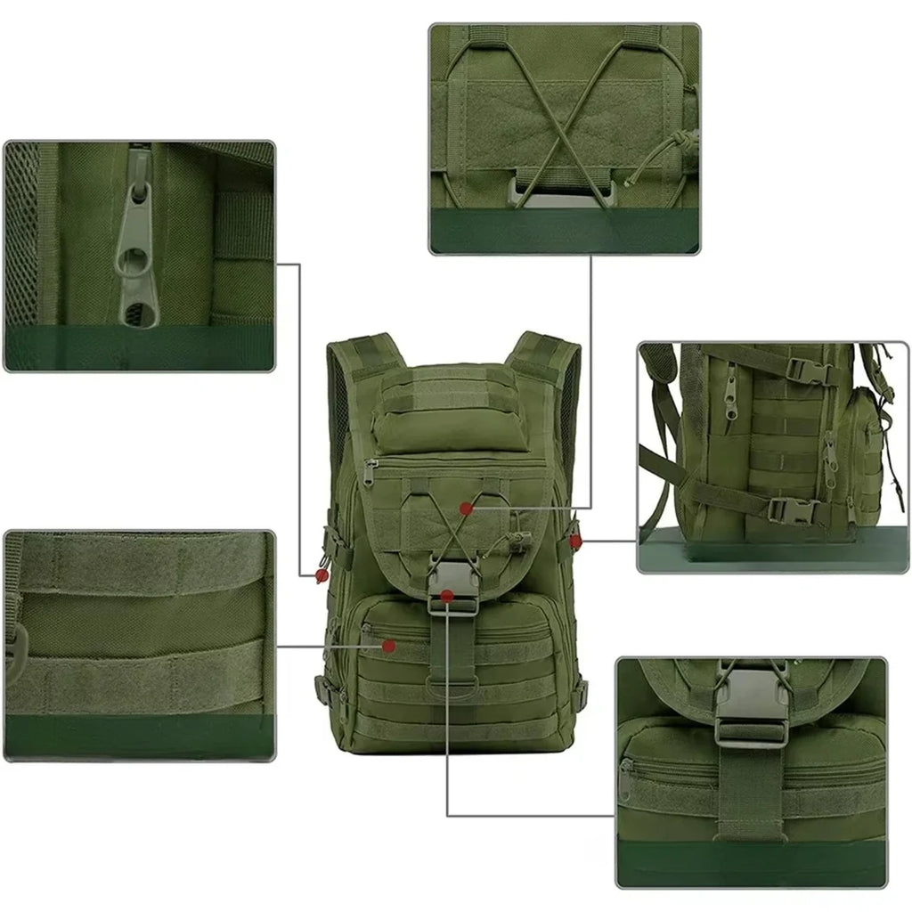 Sac à dos tactique de randonnée homme 35 L