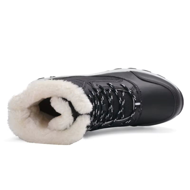 Bottines hiver femme doublées à plateforme