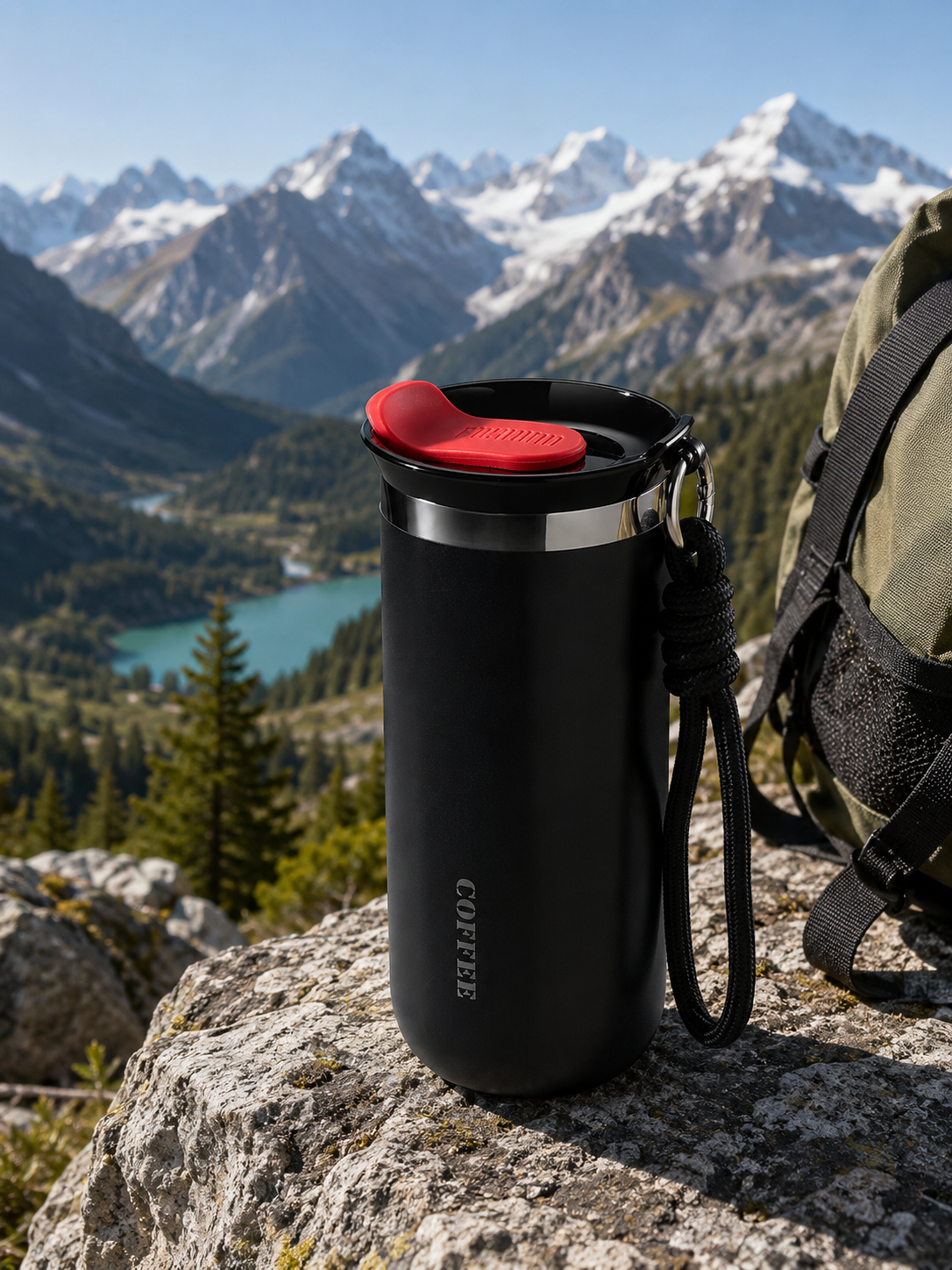 Mug isotherme randonnée 350/500 ml