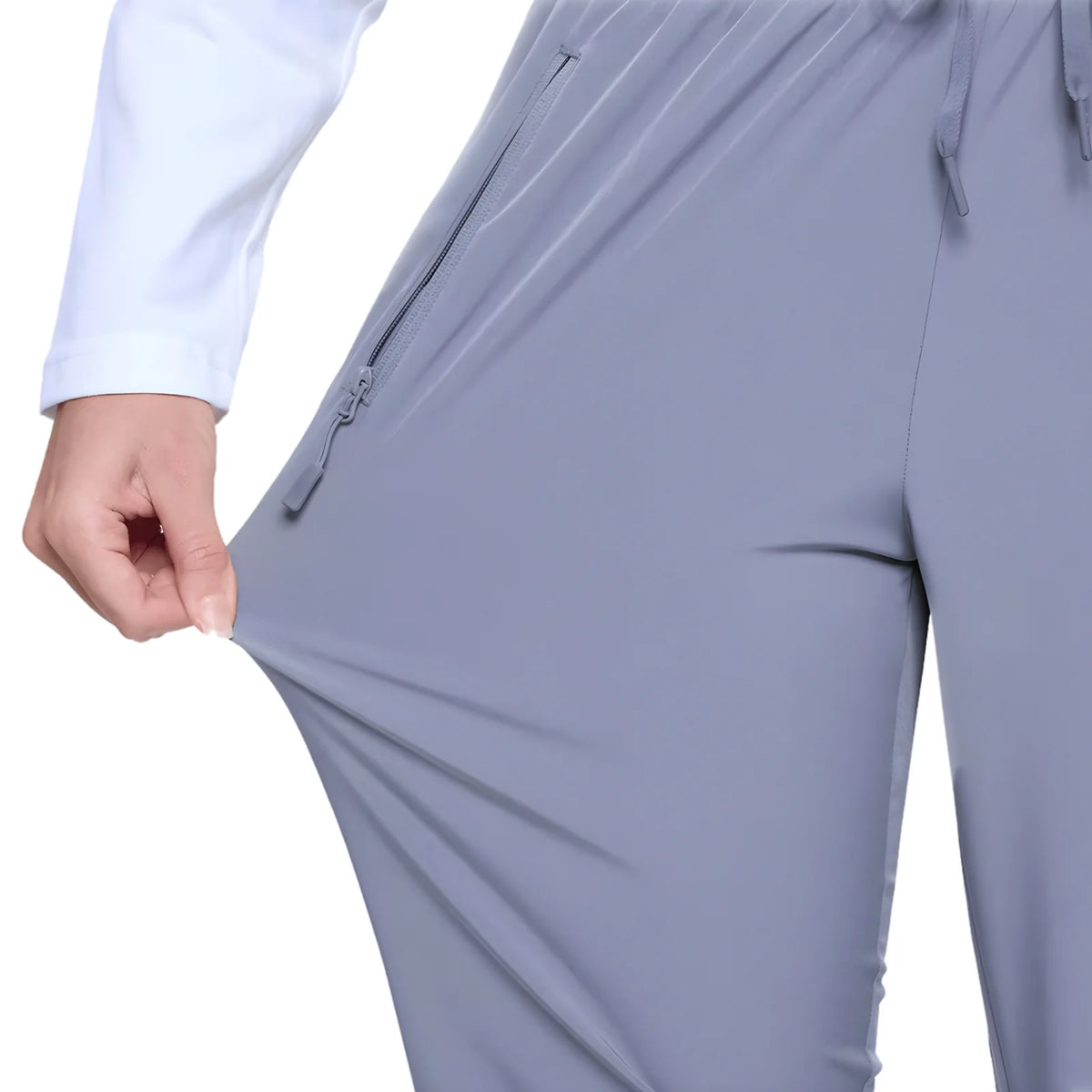 Pantalon de randonnée femme léger à cordon