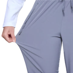 Pantalon de randonnée femme léger à cordon