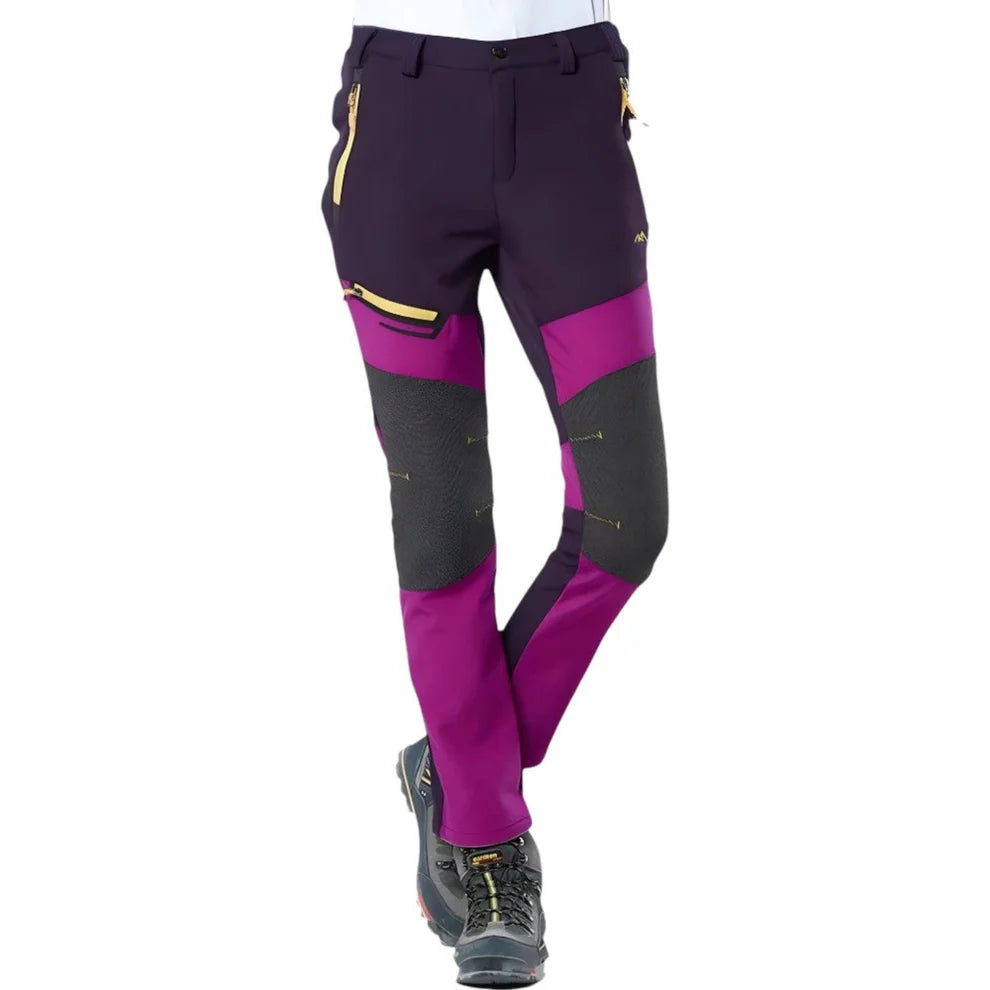 Pantalon de randonnée femme déperlant et coupe-vent