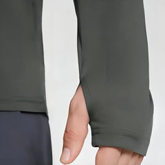 T-shirt à capuche randonnée anti UV homme UPF50+