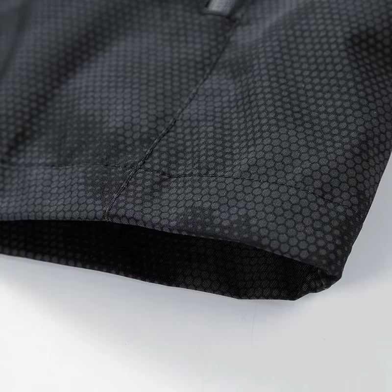 Veste de randonnée imperméable à capuche amovible