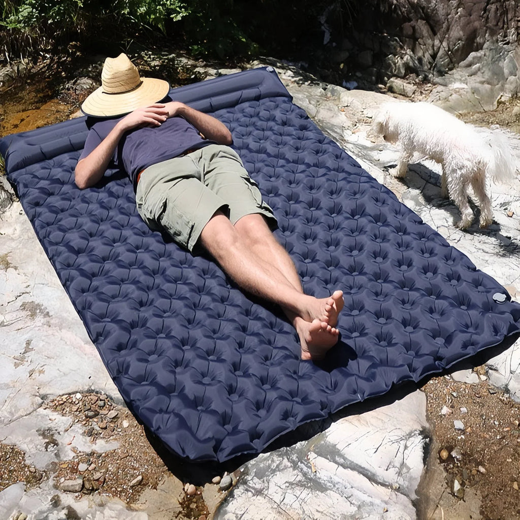 Matelas randonnée 2 personnes + coussins