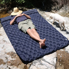 Matelas randonnée 2 personnes + coussins