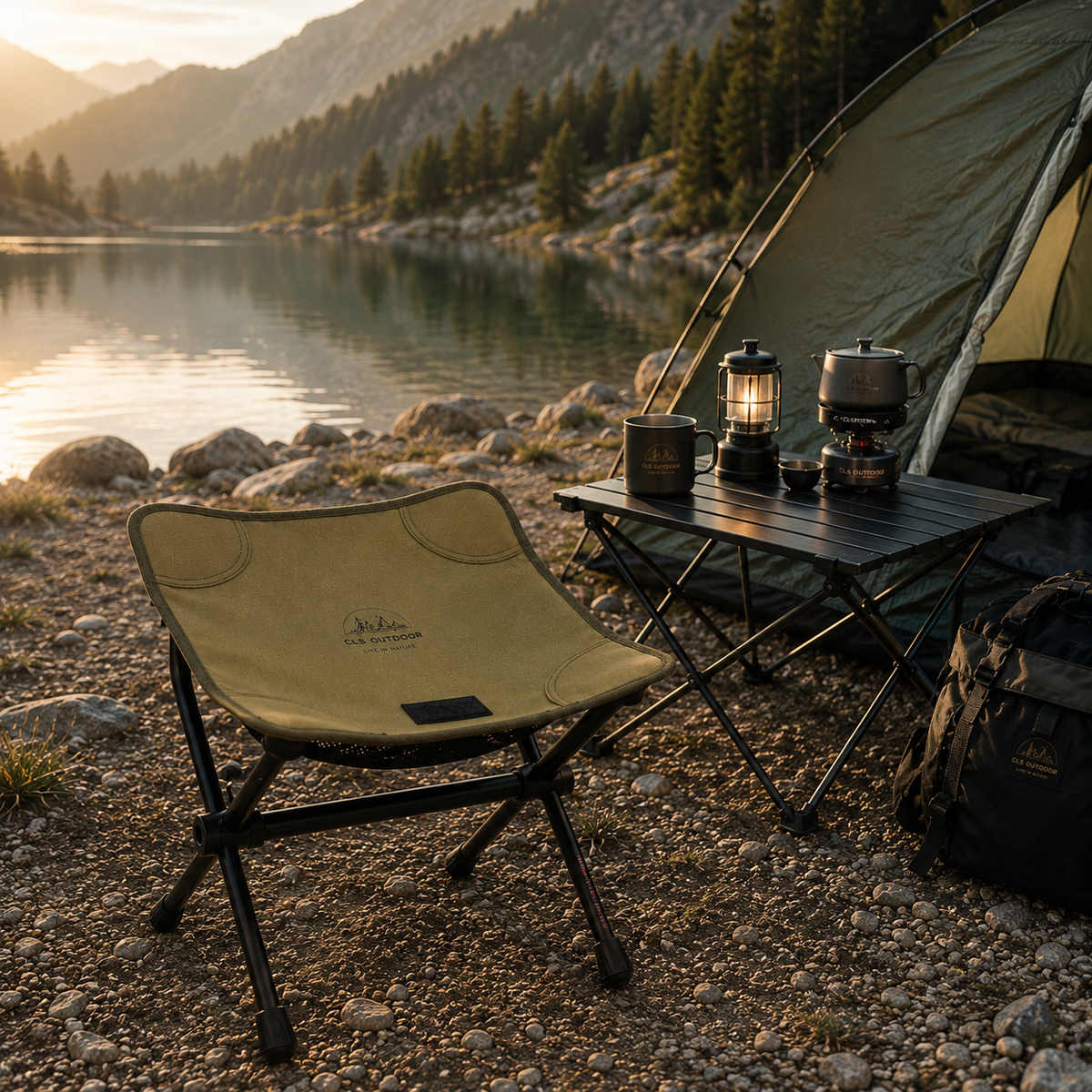 Chaise de camping pliante ultralégère