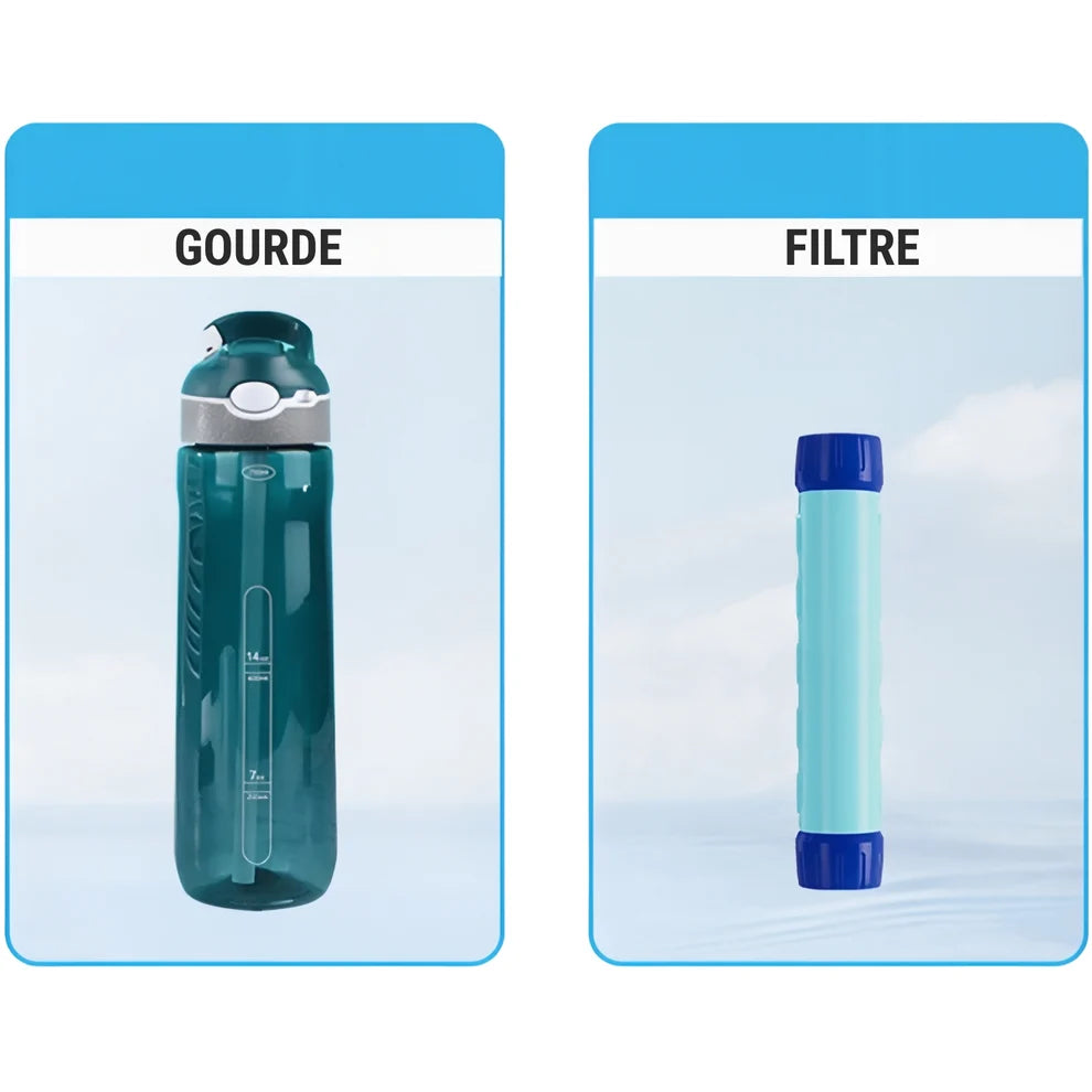Gourde filtrante 750 ml