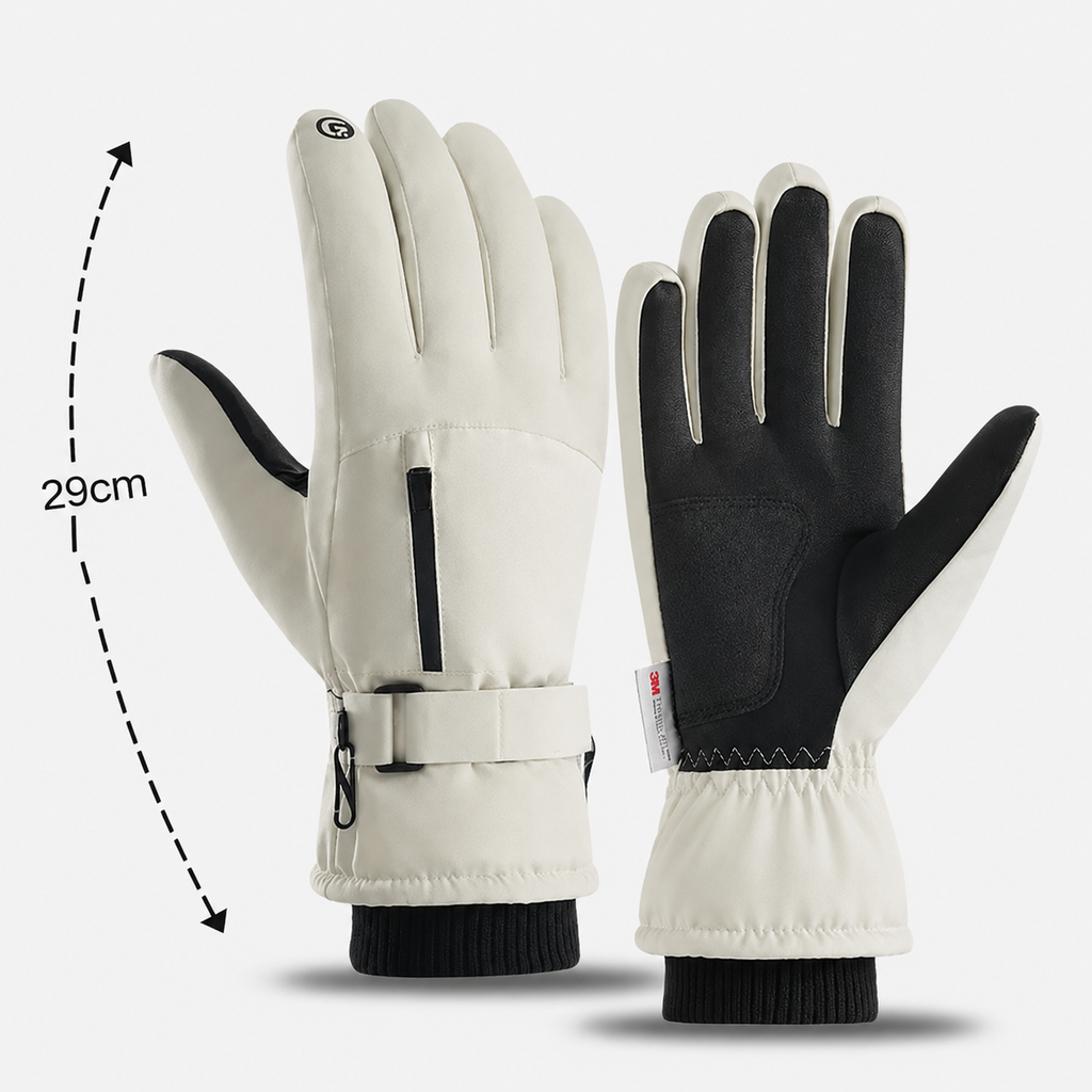 Gants de ski et randonnée tactiles unisexes