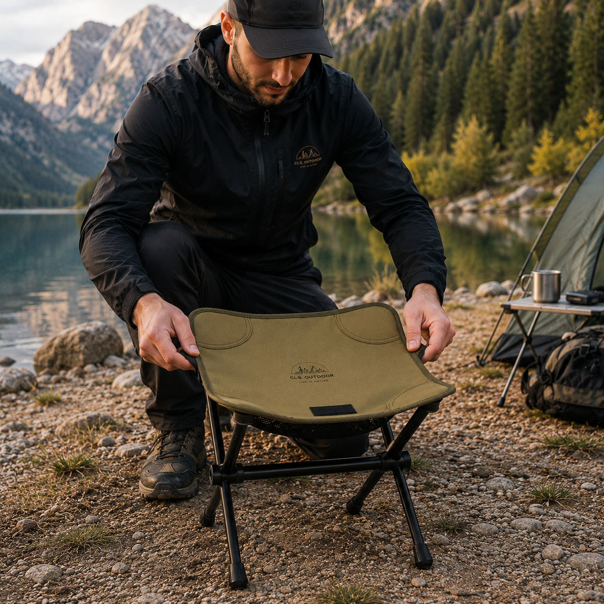 Chaise de camping pliante ultralégère