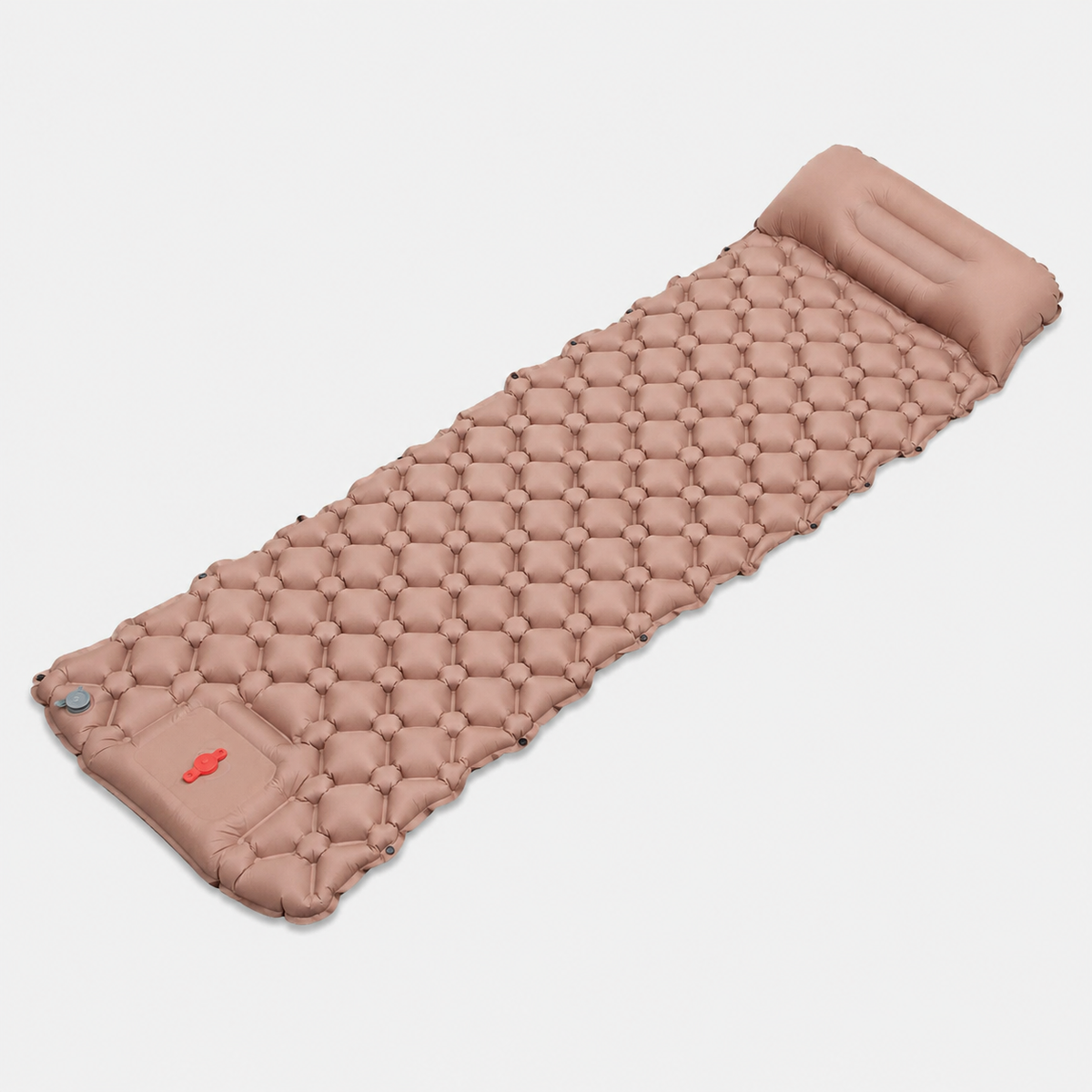 Matelas gonflable 1 personne + coussin intégré